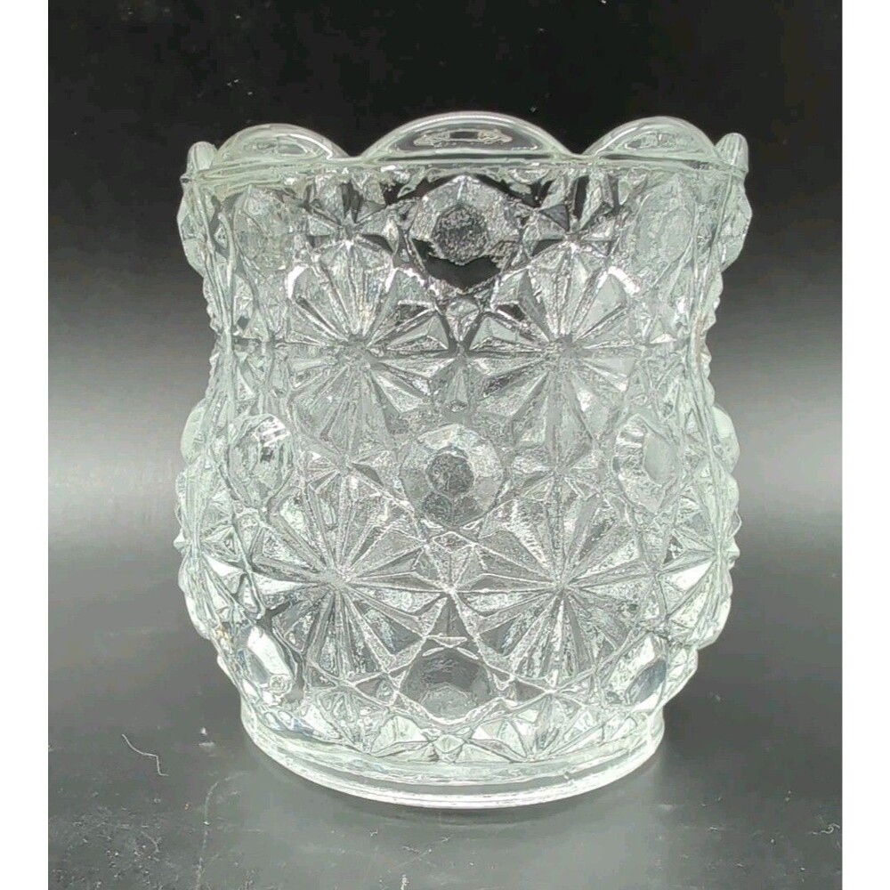Vtg Daisy & Button Mustard Pot Condiment Jar NO LID